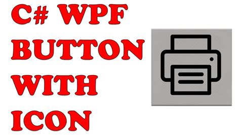 Hope this helps. . Wpf button with icon and text